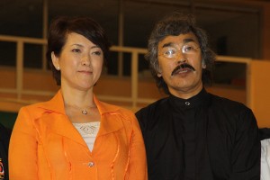 SO Yuuki en compagnie de AOSAKA Senseï lors du Taïkaï Européen 2011 à Monaco